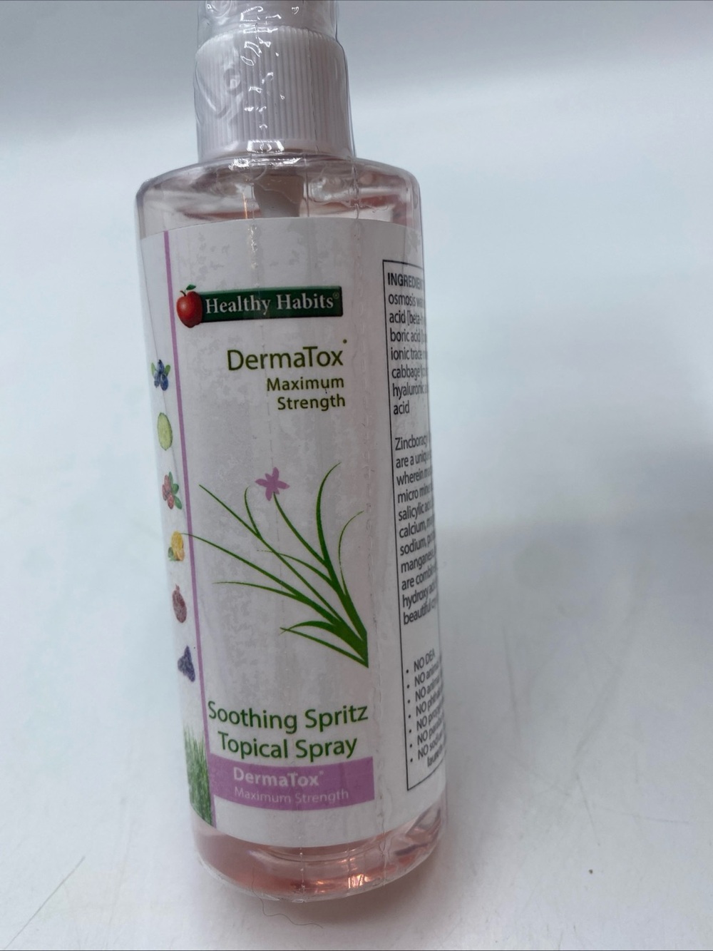 Healthy Habits DermaTox 4oz Soothing Spritz Topical Spray